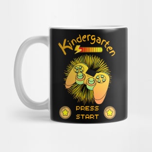 Kindergarten Press Start - Game Controller Black Mug